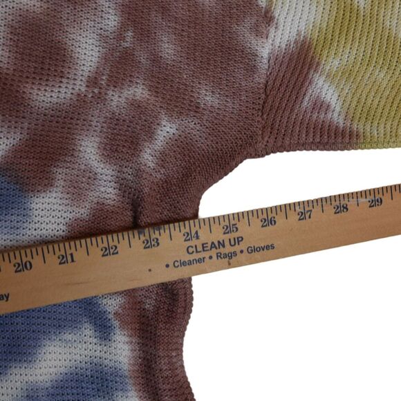 Torrid Multi Tie-Dye Pullover V-Neck Long Sleeve Sweater Sz 2X  Hippie Festiva - Picture 5 of 8